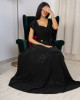فستان سواريه أسود أنيق