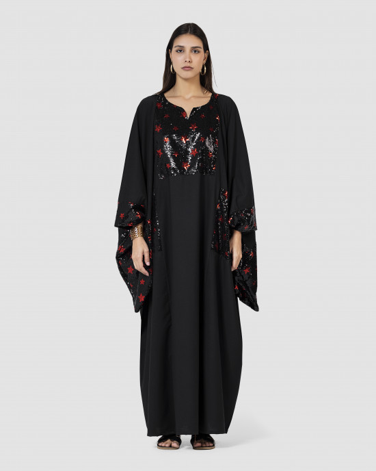 جلابية فخمة بتطريز انيق جلابية فخمة بتطريز انيق