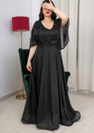 فستان طويل أنيق بقصة واسعة