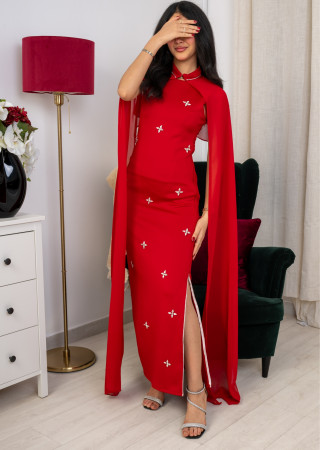 فستان انيق مع كاب 